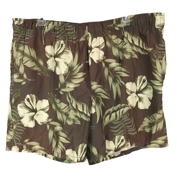 Boca Classics Men’s Swim Shorts Size 36 Tropical Motif - Picture 1 of 5